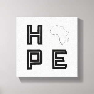 Afrika Hope Canvas Kunst