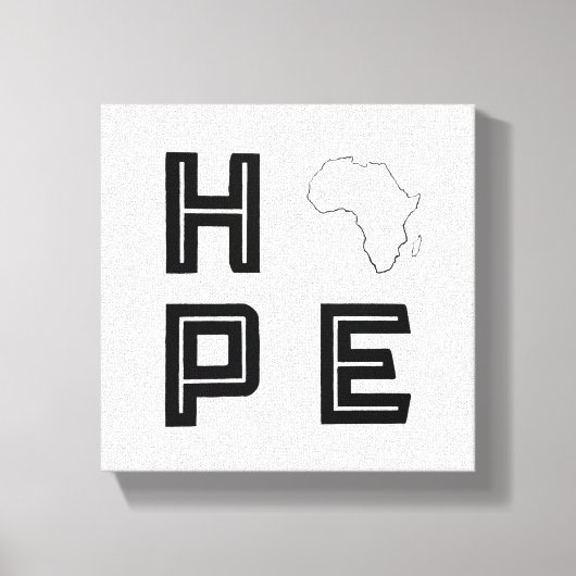 Afrika Hope Canvas Kunst (Voorkant)