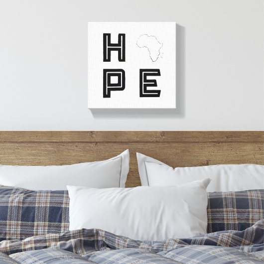 Afrika Hope Canvas Kunst (Insitu (Slaapkamer))