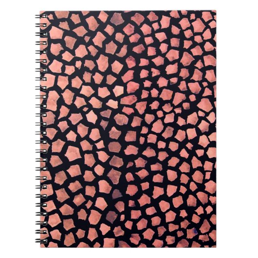 Afrika-huid naadloos patroon notitieboek (Voorkant)