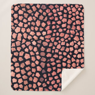 Afrika-huid naadloos patroon sherpa deken