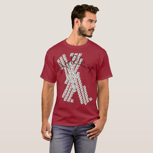 Afrika I Love Africa Special Art Collectie T-shirt (Voorkant volledig)