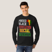 Afrika Ik ben een trots en goed opgeleide maatscha T-shirt (Voorkant volledig)
