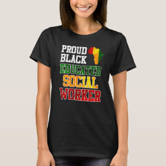 Afrika Ik ben een trots en goed opgeleide maatscha T-shirt