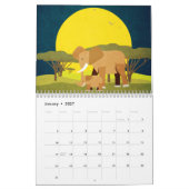 Afrika Illustraties Agenda Kalender (Jan 2027)