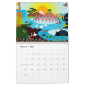 Afrika Illustraties Agenda Kalender (Feb 2027)