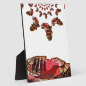 Afrika in Beweging: Kaleidoscoop Kaart Ontwerp Fotoplaat (Zijkant)