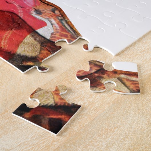 Afrika in Beweging: Kaleidoscoop Kaart Ontwerp Legpuzzel (Zijkant)