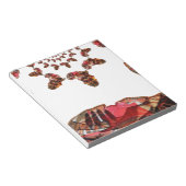 Afrika in Beweging: Kaleidoscoop Kaart Ontwerp Notitieblok (Schuin)