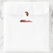 Afrika in Beweging: Kaleidoscoop Kaart Ontwerp Sticker (Tas)