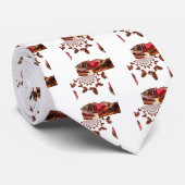 Afrika in Beweging: Kaleidoscoop Kaart Ontwerp Stropdas (Opgerold)