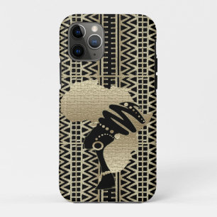 Afrika in goud – Afrocentrische prinseslogo Case-Mate iPhone Case