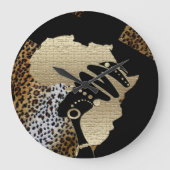 Afrika in goud, grote klok (Voorkant)