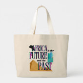 Afrika is de Toekomst & het Verleden | Grote Tote Bag (Achterkant)