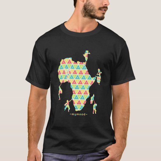Afrika is de toekomst (kleur) t-shirt (Voorkant)