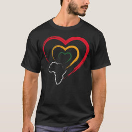 Afrika is de Valentijn van zijn volk T-shirt