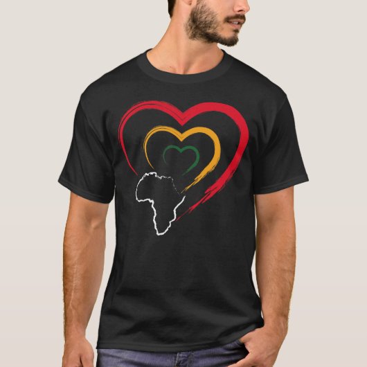 Afrika is de Valentijn van zijn volk T-shirt (Voorkant)