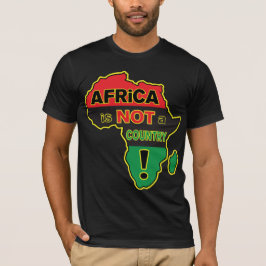 "Afrika is GEEN land!" RBG-T-shirt T-shirt
