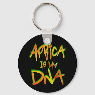 Afrika is mijn DNA, zwarte geschiedenis Sleutelhanger