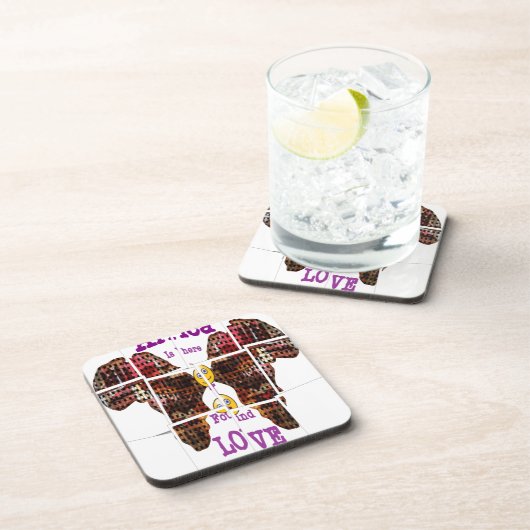 Afrika is waar ik Liefde vond Bier Onderzetter (Rechterzijde)