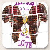 Afrika is waar ik Liefde vond Bier Onderzetter (Voorkant)