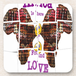 Afrika is waar ik Liefde vond Bier Onderzetter