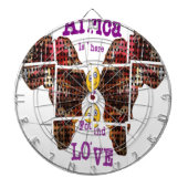 Afrika is waar ik Liefde vond Dartbord (Voorkant)