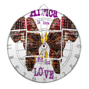 Afrika is waar ik Liefde vond Dartbord