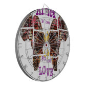 Afrika is waar ik Liefde vond Dartbord (Voorkant Links)