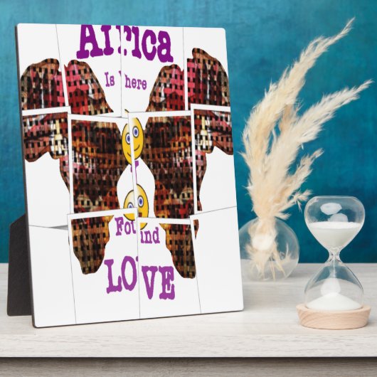 Afrika is waar ik Liefde vond Fotoplaat (Zijkant)