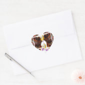 Afrika is waar ik Liefde vond Hart Sticker (Envelop)