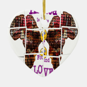 Afrika is waar ik Liefde vond Keramisch Ornament