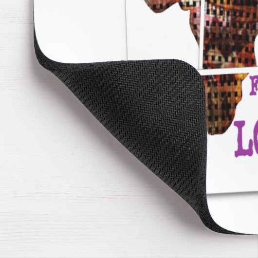 Afrika is waar ik Liefde vond Muismat (Hoek)