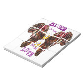 Afrika is waar ik Liefde vond Notitieblok (Linkerzijde)