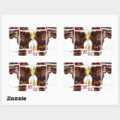 Afrika is waar ik Liefde vond Rechthoekige Sticker (Vel)