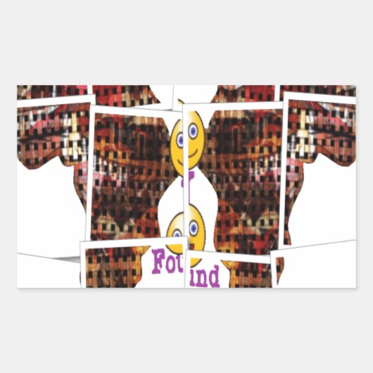 Afrika is waar ik Liefde vond Rechthoekige Sticker (Voorkant)