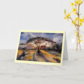 Afrika Kaart (Gele Bloem)