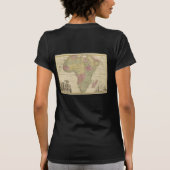 Afrika-kaart 1725 T-shirt (Achterkant)