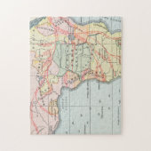 AFRIKA: KAART 1894 LEGPUZZEL (Verticaal)