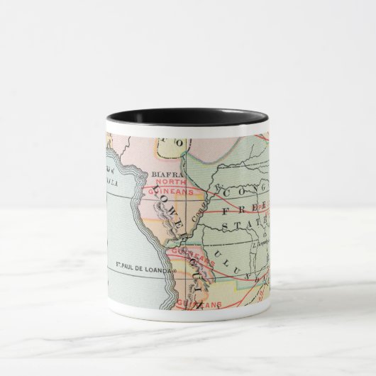 AFRIKA: KAART 1894 MOK (Midden)