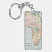 AFRIKA: KAART 1894 SLEUTELHANGER (Voorkant Links)