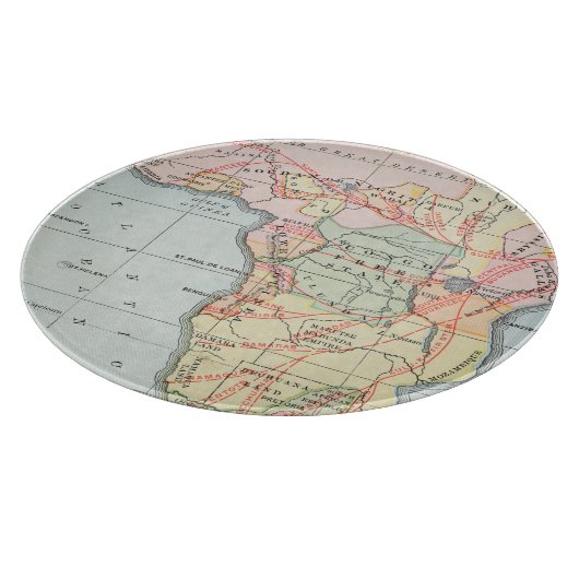 AFRIKA: KAART 1894 SNIJPLANK (Hoek)