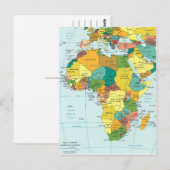 Afrika kaart 2 (Voorkant / Achterkant)