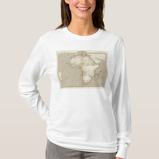 Afrika kaart 2 t-shirt (Voorkant)