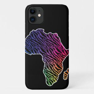Afrika Kaart Afrikaans Pride Zebra Pattern Case-Mate iPhone Case