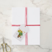 Afrika-kaart Cadeaulabel (Met Touw)
