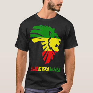 Afrika kaart de Afrikaanse leeuw van alkebulan voo T-shirt