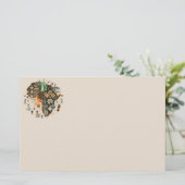 Afrika kaart decoratieve tribale elementen patroon (Staand voorkant)