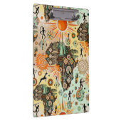 Afrika kaart decoratieve tribale elementen patroon klembord (Rechts)