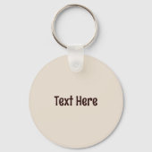 Afrika kaart decoratieve tribale elementen patroon sleutelhanger (Achterkant)